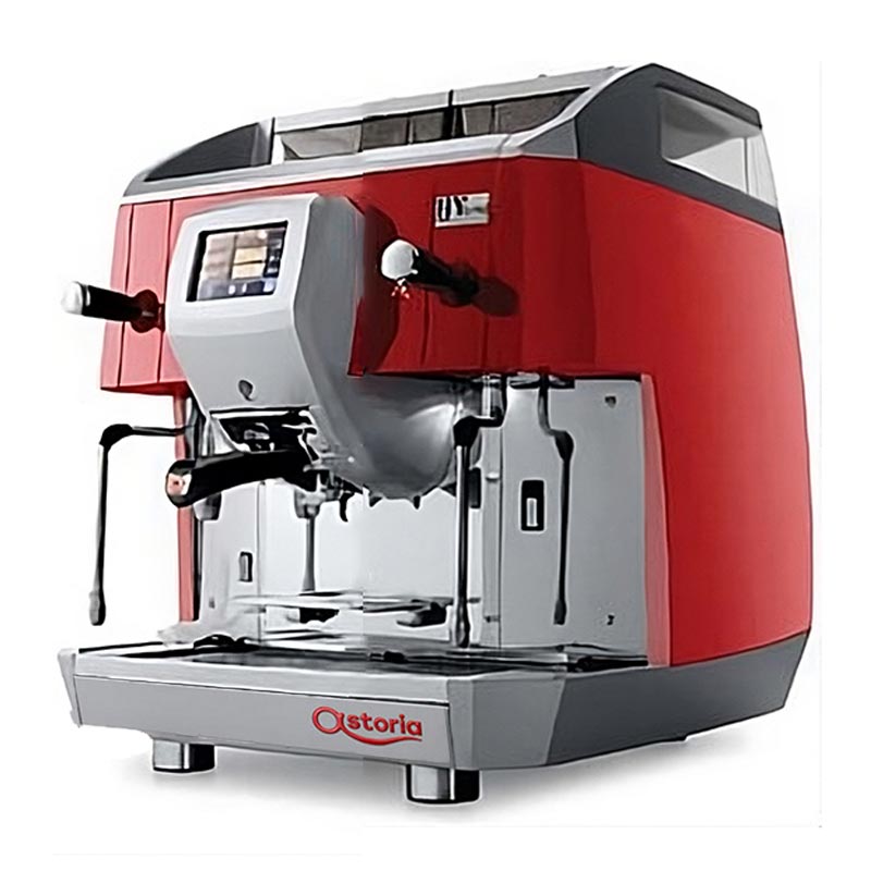 Astoria HYbrid Tam Otomatik Espresso Kahve Makinesi, 1 Gruplu, Kırmızı