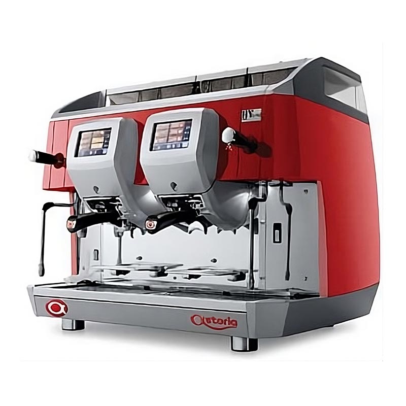 Astoria HYbrid Tam Otomatik Espresso Kahve Makinesi, 2 Gruplu, Kırmızı