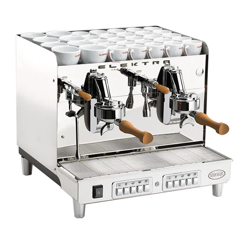 Elektra Sixties Tam Otomatik Espresso Kahve Makinesi, 2 Gruplu, Inox