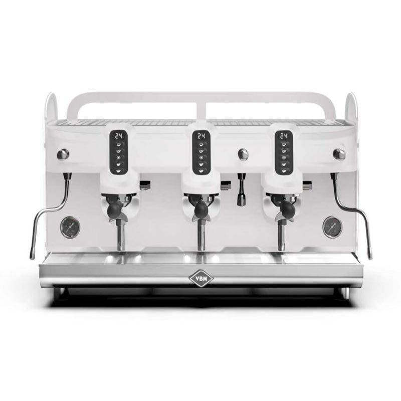 VBM Black Moon Espresso Kahve Makinesi, 3 Gruplu, Beyaz