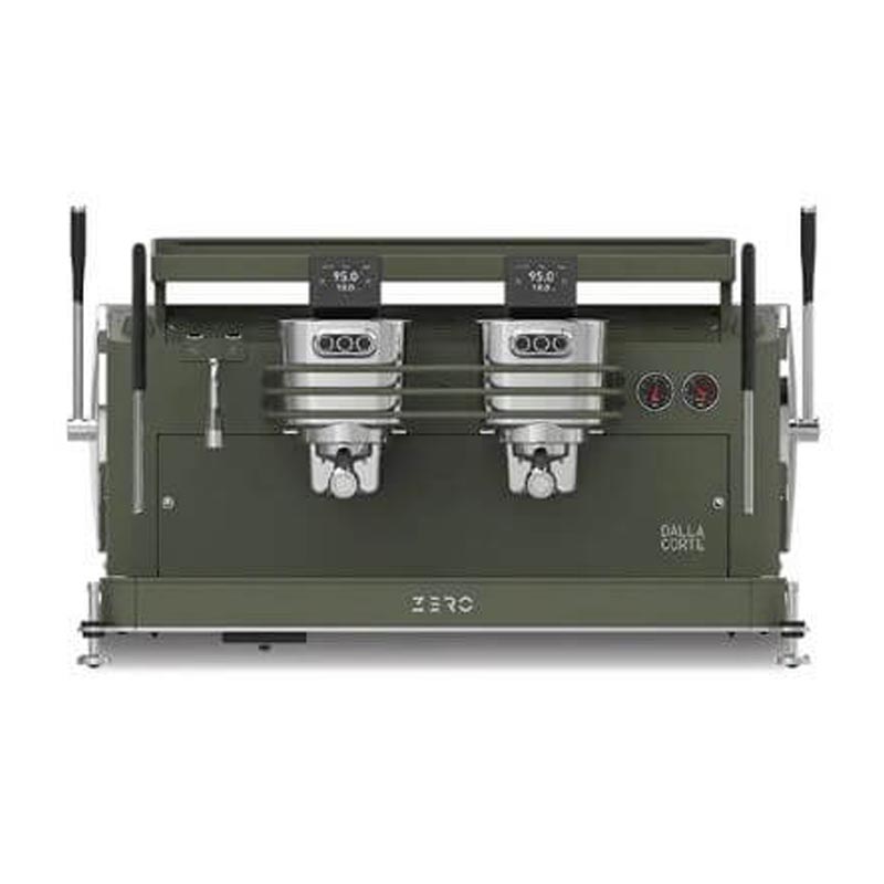 Dalla Corte Zero Classic Espresso Kahve Makinesi, 2 Gruplu, Zeytin Yeşili